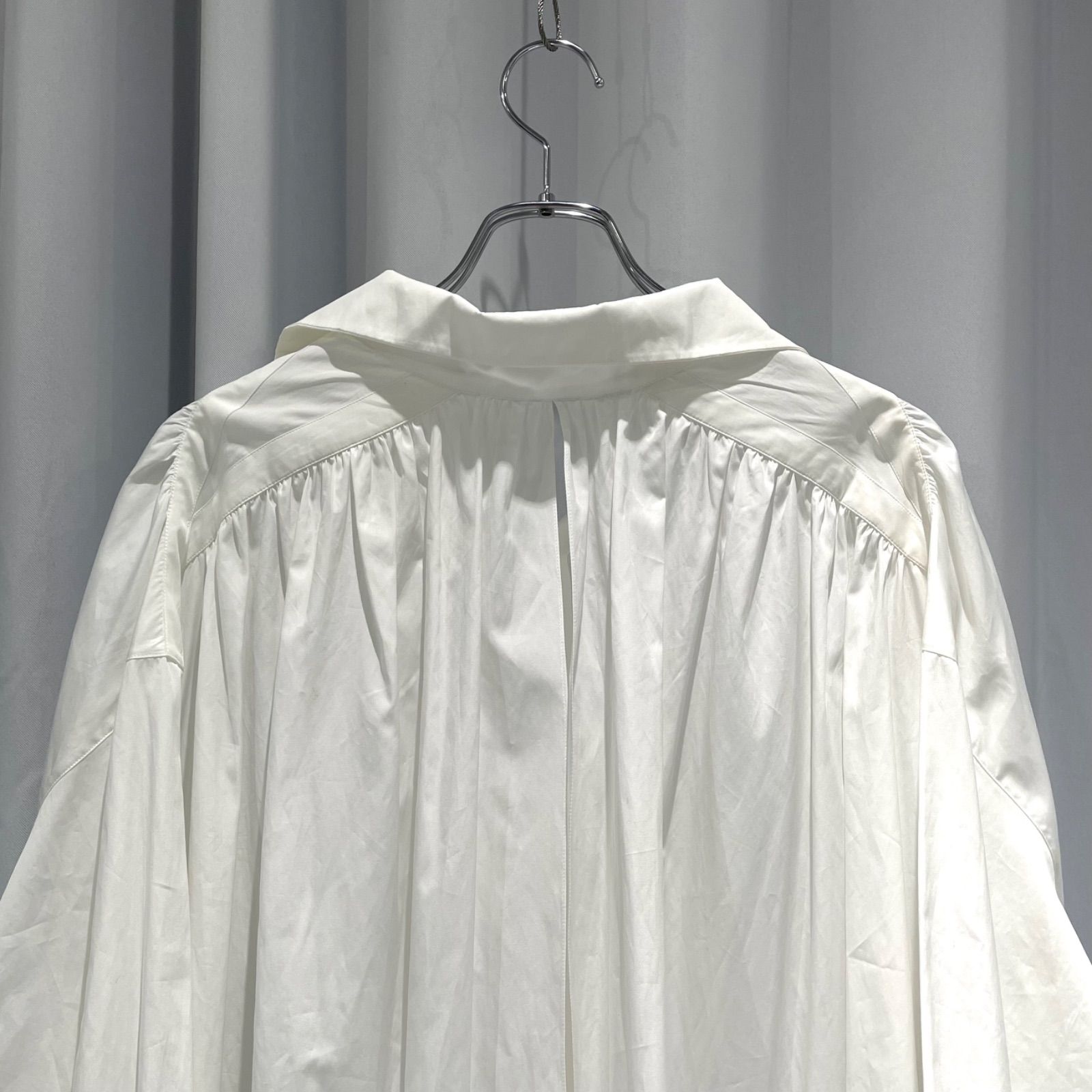 春夏】【美品】ALAIA シャツ ワンピース ホワイト シャツ アライア 