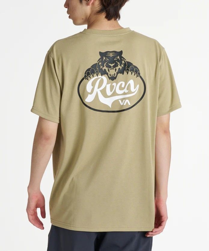 2026春夏 新品【RVCA/ルーカ/ルカ】【水陸両用】【吸水速乾】【UPF30】BLANCE HORIZON SFST サーフTシャツ KHA メンズ BG04A856