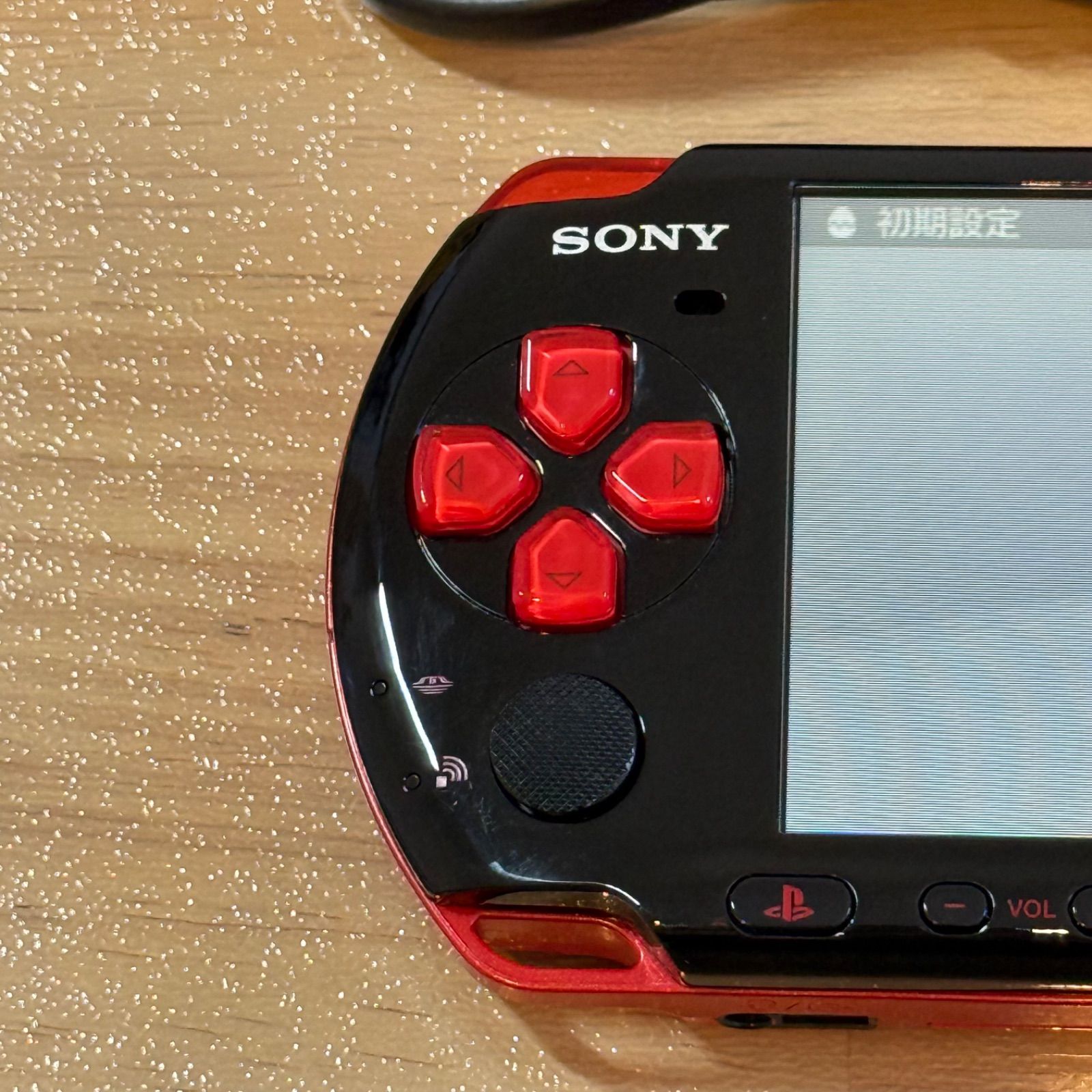 5-016【本体美品】PSP-3000 ブラック/レッド 希少
