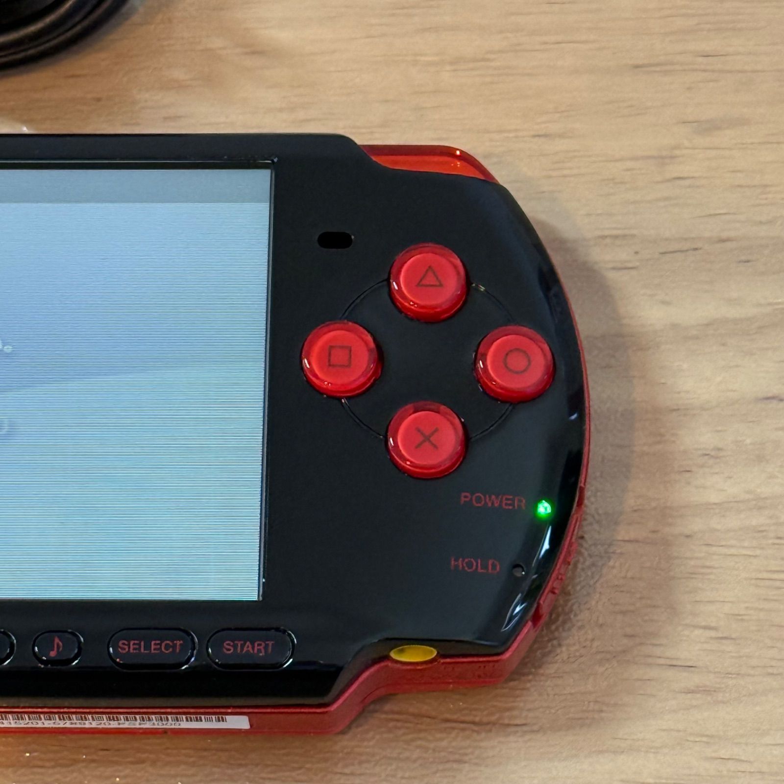 5-016【本体美品】PSP-3000 ブラック/レッド 希少