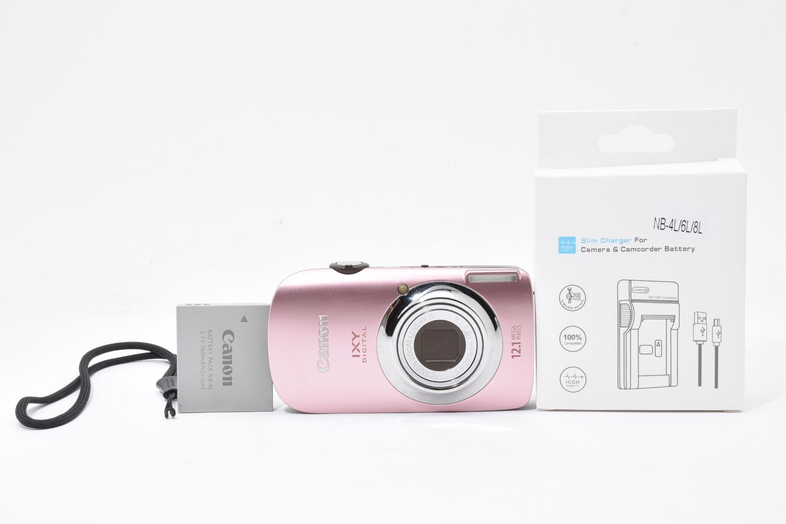 付属品完備】Canon IXY DIGITAL 510 IS ピンク CANON IXY DIGITAL 510