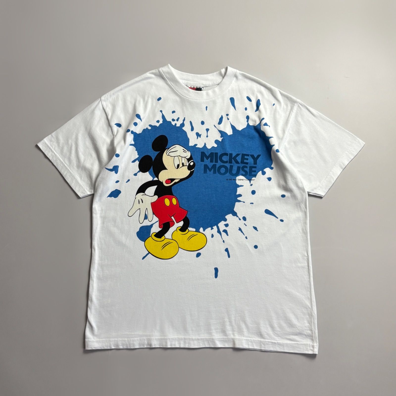 90s 00s~ Disney ミッキー スプラッシュ 隠れミッキー Tシャツ - メルカリ