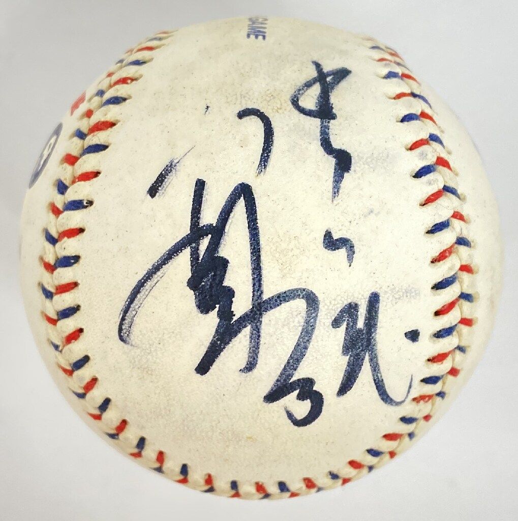 中日ドラゴンズ 2000 ALLSTAR GAME 立浪和義・岩瀬仁紀 直筆寄書きサインボール