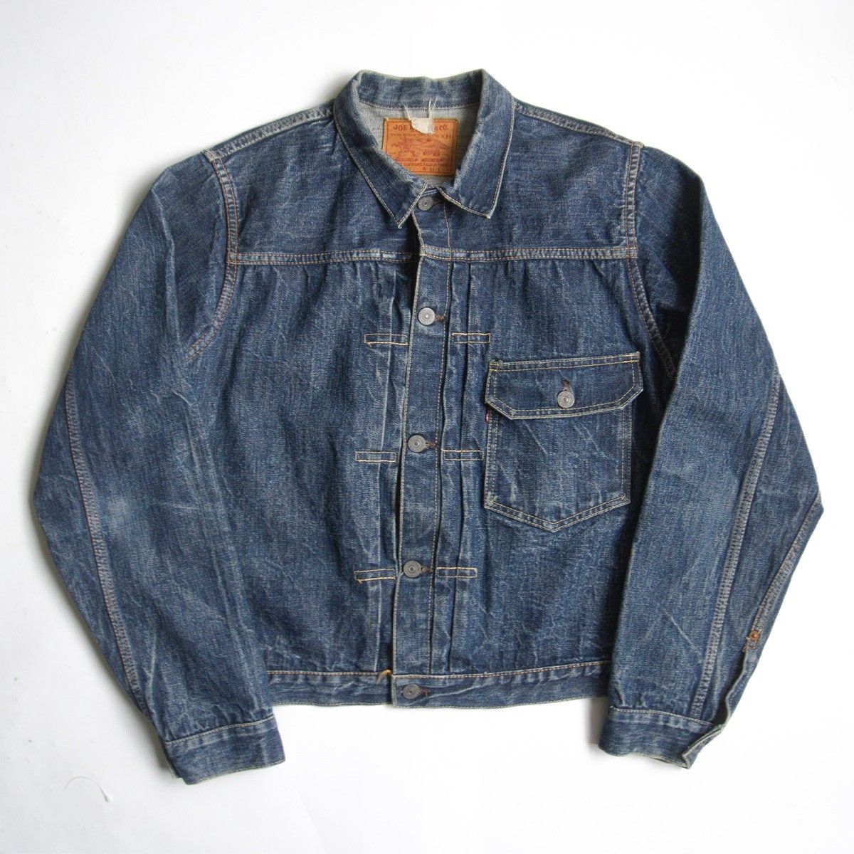 雰囲気抜群/ビッグサイズ】JOE McCOY【POST WORLD WAR Ⅱ DENIM JACKET 