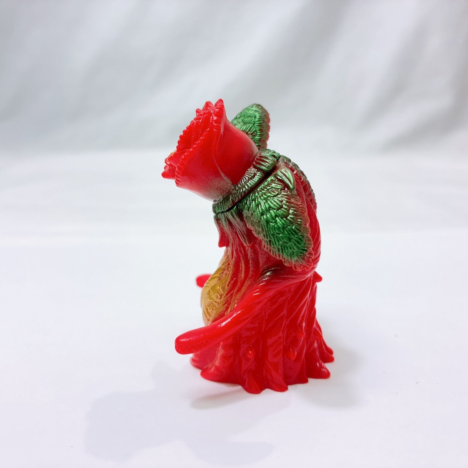 マルサン マルガチャ 世紀の大怪獣 ビオランテ 花獣 (赤成型) ソフビ