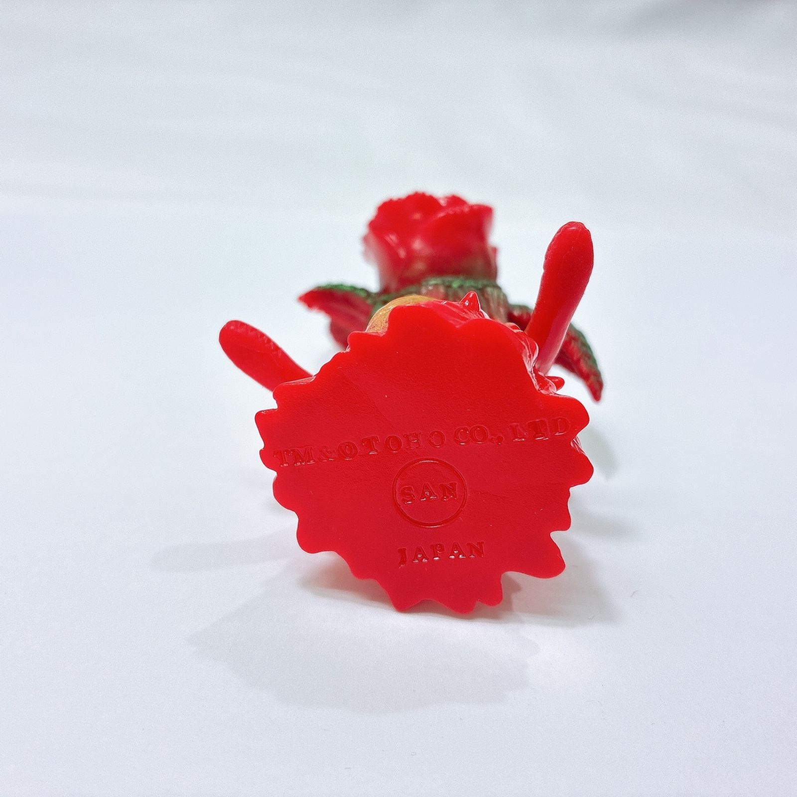 マルサン マルガチャ 世紀の大怪獣 ビオランテ 花獣 (赤成型) ソフビ