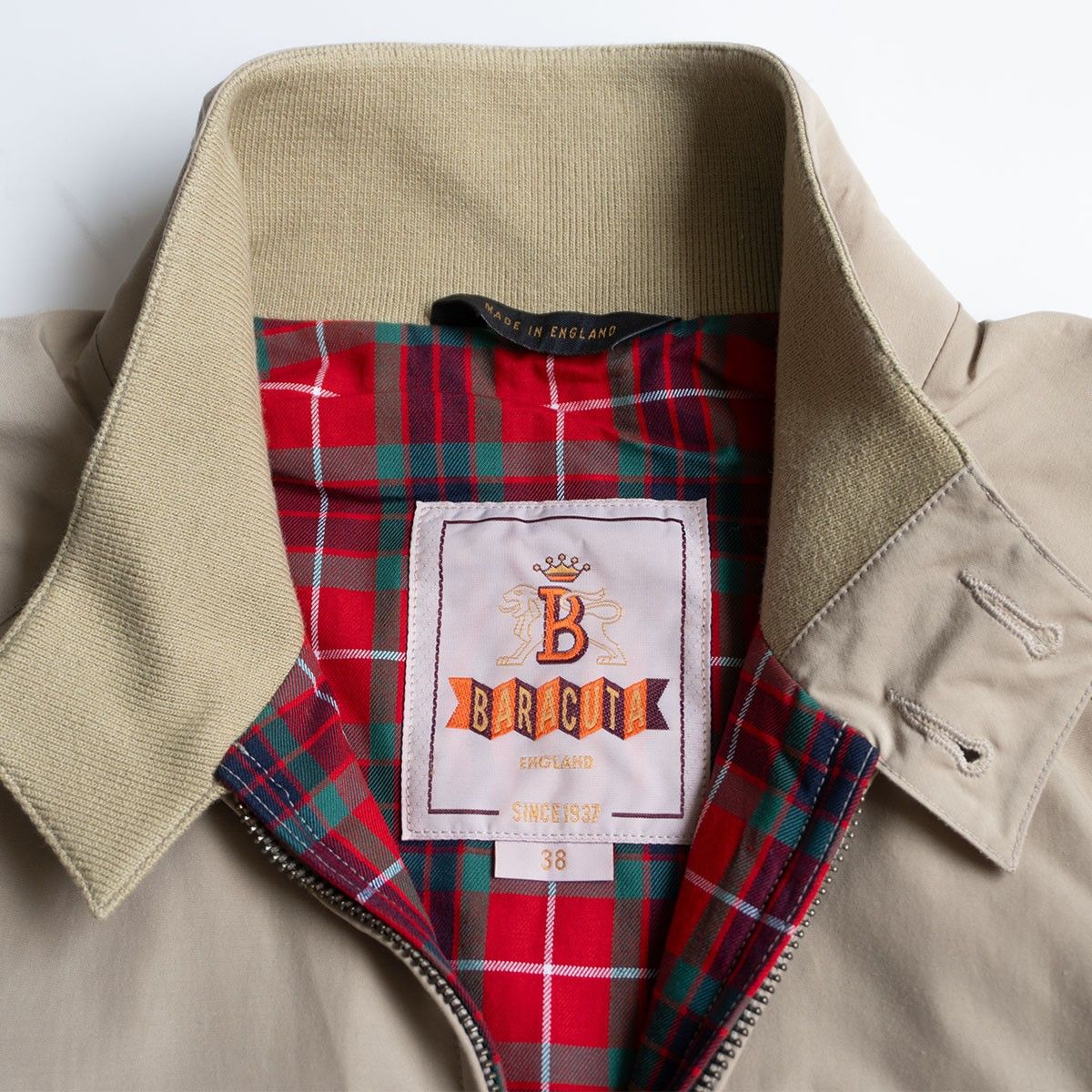 美品】 BARACUTA 【G9 スウィングトップ ハリントンジャケット】38 