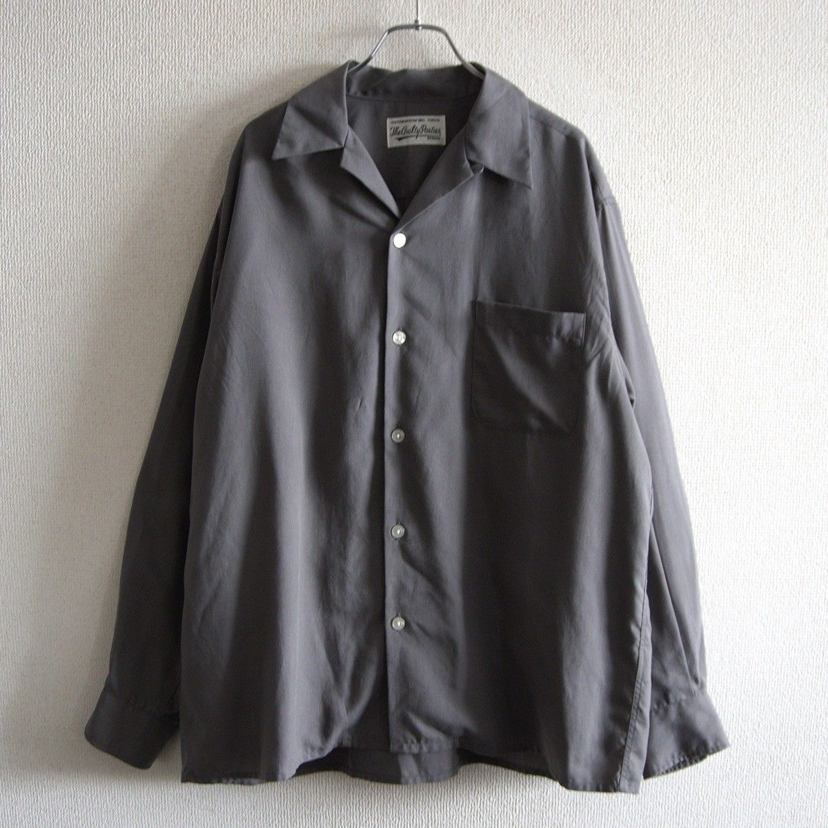 美品】WACKO MARIA【50'S SHIRT L/S オープンカラー シャツ】 L