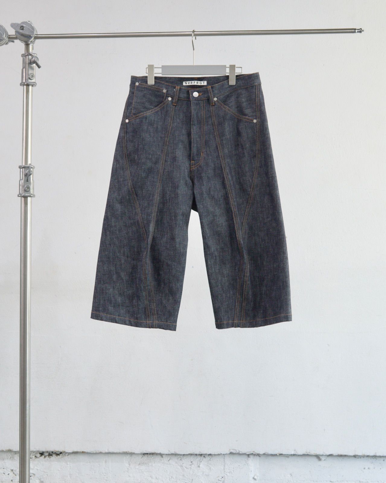 NVRFRGT ネヴァーフォーゲット 26SS 3D TWISTED JORTS (RAW INDIGO) 1 