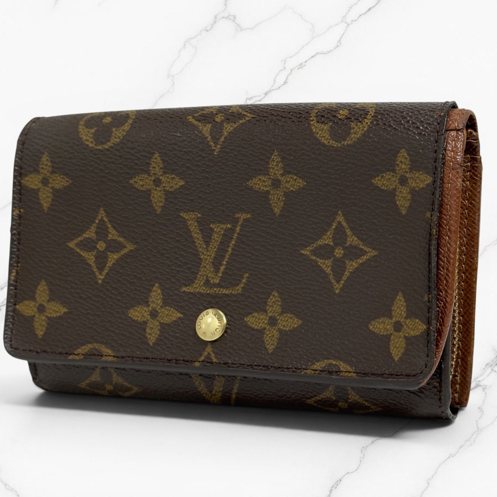 LOUIS VUITTON ポルトモネ ビエ トレゾール 二つ折り LOUIS VUITTON
