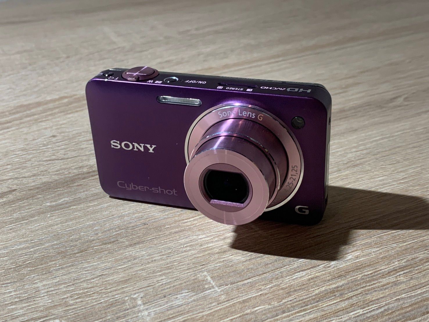 0437 Sony ソニー Cyber-shot DSC-WX5 パープル デジカメ 動作確認済み