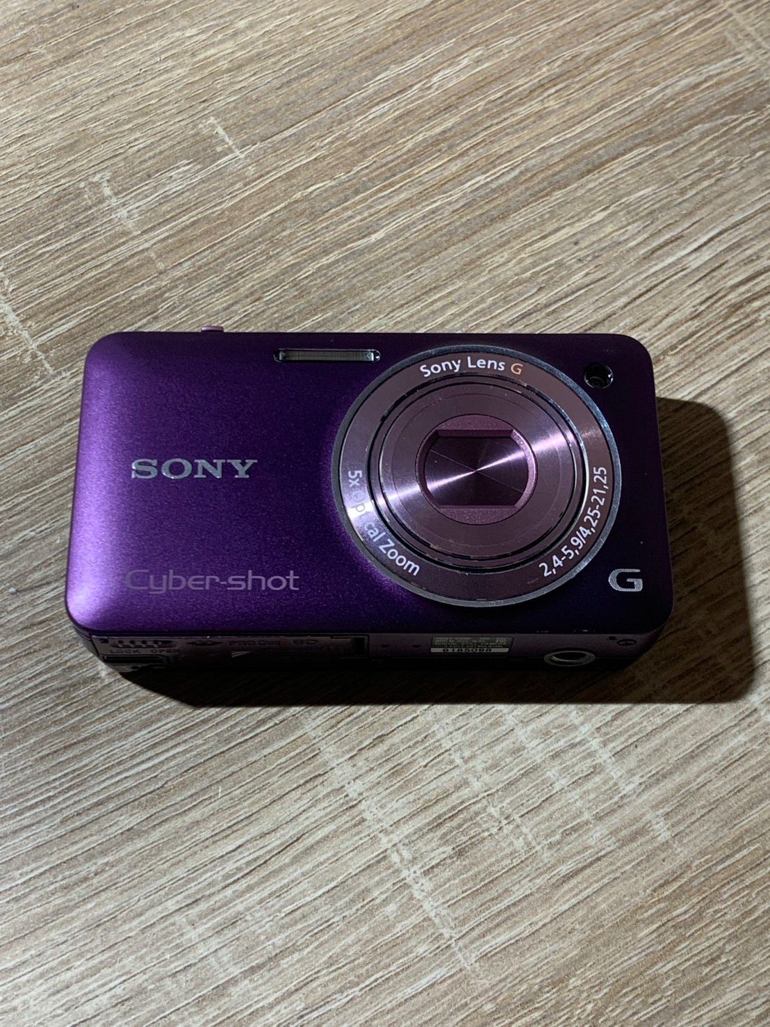 0437 Sony ソニー Cyber-shot DSC-WX5 パープル デジカメ 動作確認済み