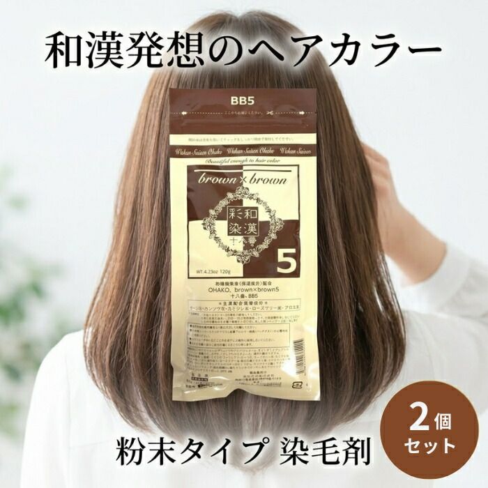 Grandex Japanese and Chinese Color Dye No. 18 BB5 120g x Set of 2 │ Quasi-Drug Hair Color Hair Dye Coloring Agent Salon Color Powder Type Japanese and Chinese Color Color for Beauty Salons