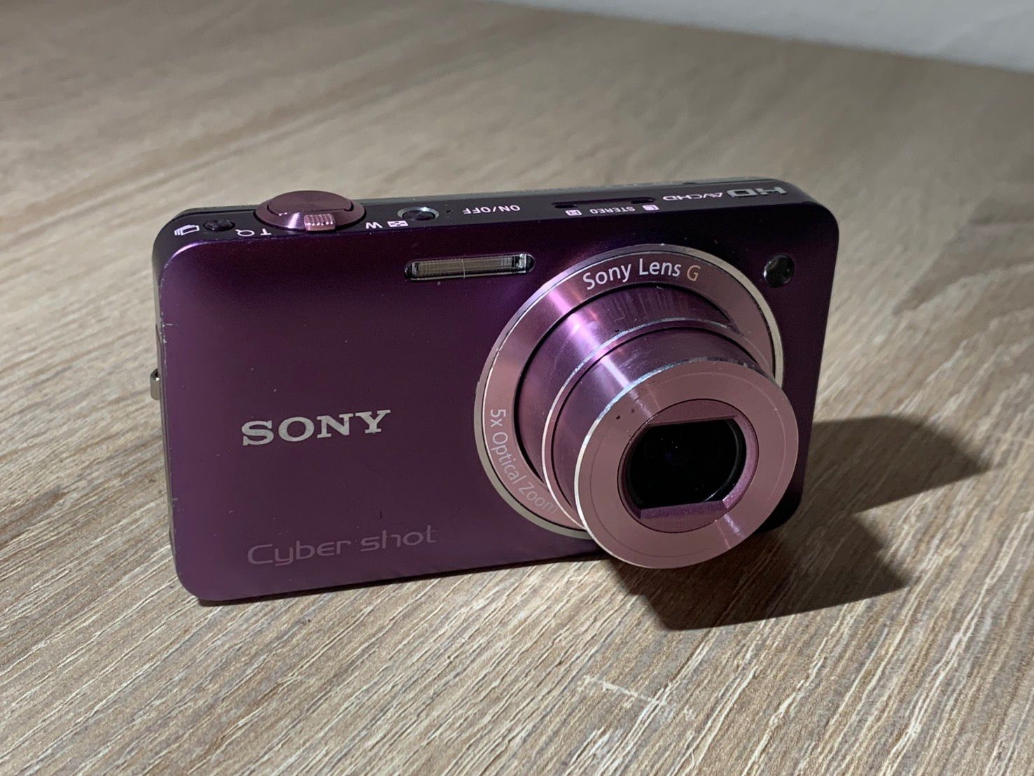 0514 Sony ソニー Cyber-shot DSC-WX5 パープル デジカメ 動作確認済み