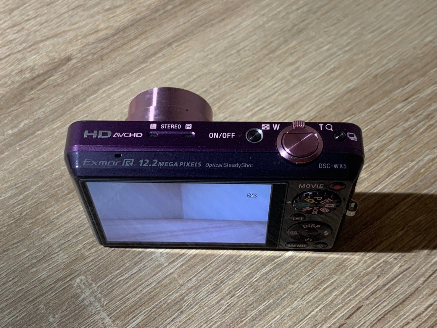 0514 Sony ソニー Cyber-shot DSC-WX5 パープル デジカメ 動作確認済み