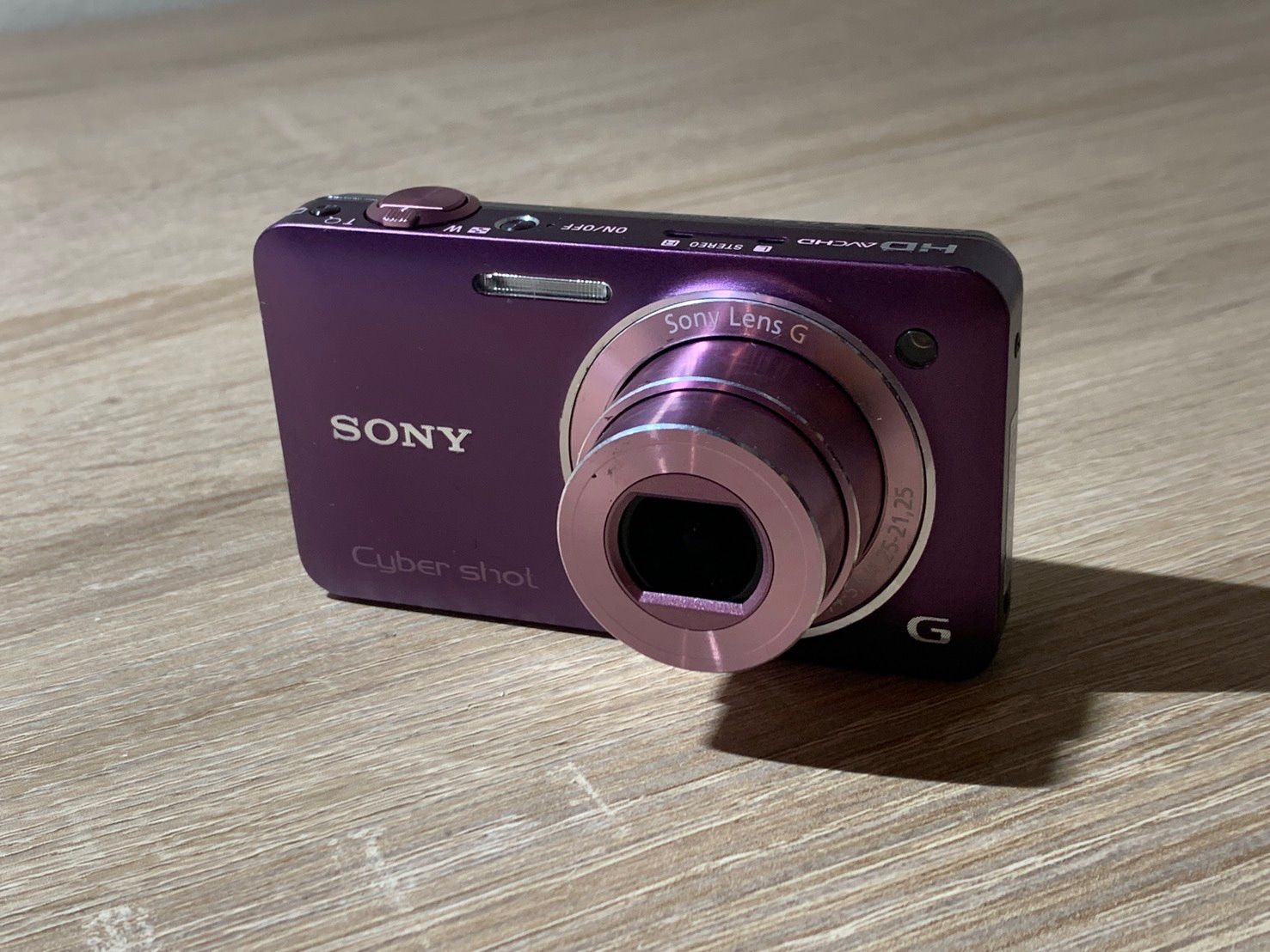 0514 Sony ソニー Cyber-shot DSC-WX5 パープル デジカメ 動作確認済み