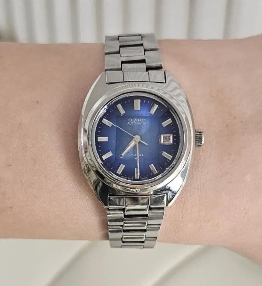 SEIKO セイコー レディース シルバー オートマチック 時計 ブレスレット レディース