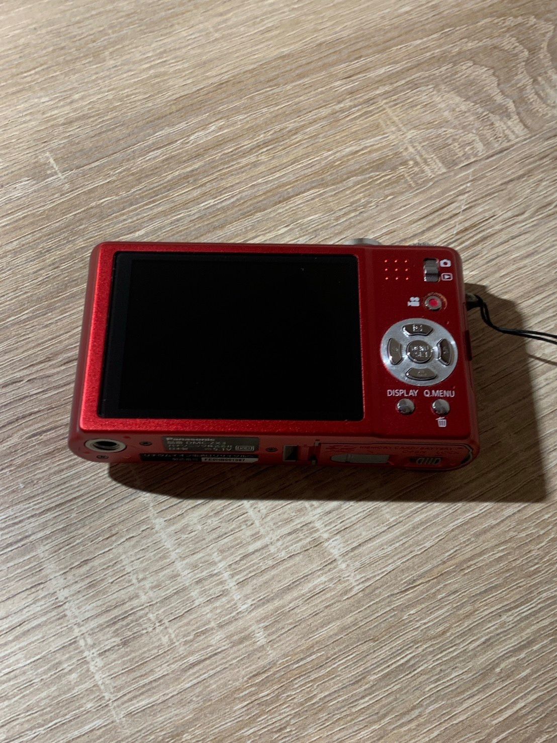 0362 Panasonic Lumix DMC-ZX3 レッド デジカメ 動作確認済み 【コ