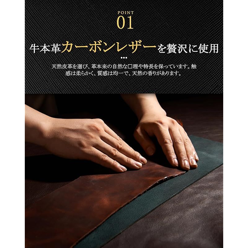 [Alivern] 財布 メンズ 2つ折り 本革 薄い 小銭入れ RFID＆磁気スキミング防止 一流の財布職人が作る 二つ折り財布 ふたつおり サイフ コンパクト 軽い 紳士用 (グリーン) 0