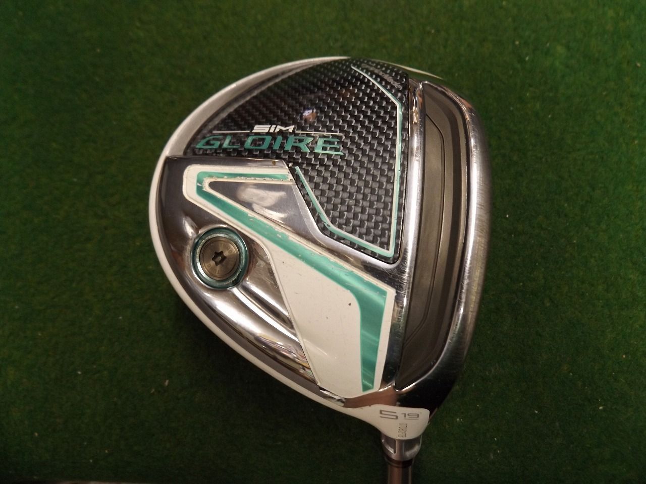 2854 SIM GLOIRE LA 5W 19° 純正カーボン L カバー無 テーラーメイド シムグローレ レディス フェアウェイウッド ゴルフクラブ .021653