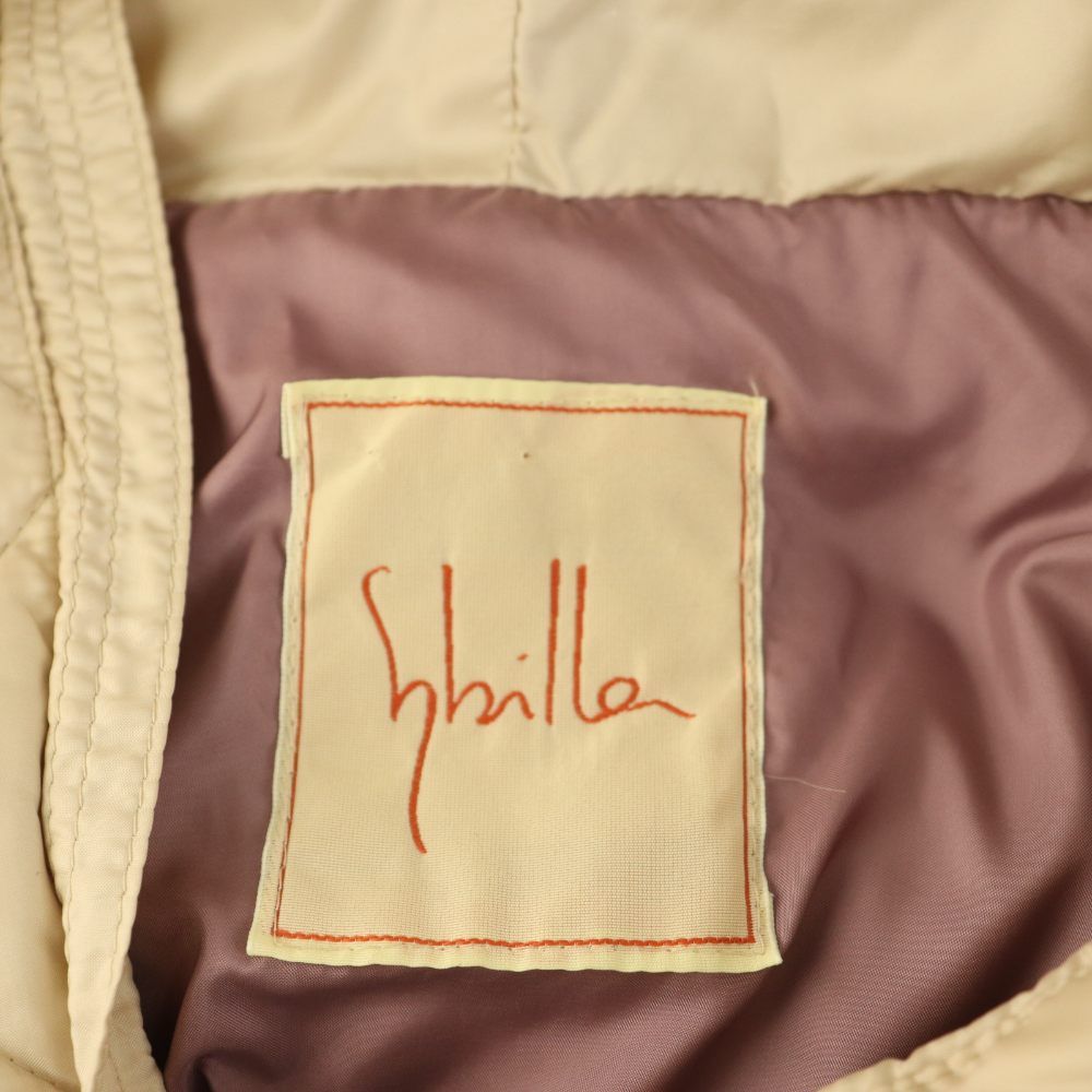 シビラ SYBILLA キルティング ダウンジャケット ジップアップ パーカー 