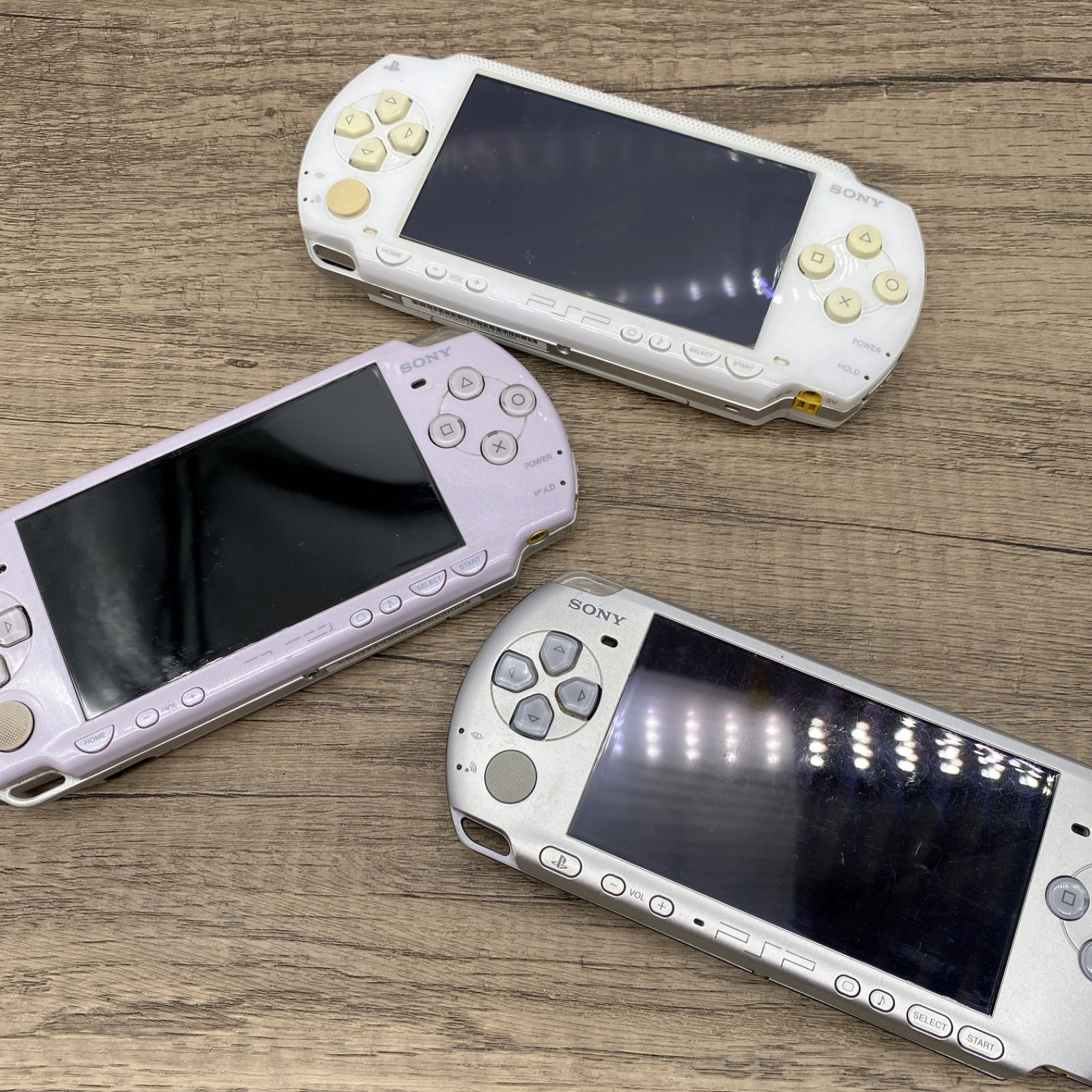 W-0248【動作確認未】◆ SONY PSP-1000 / PSP-3000 / PSP-3005(韓国版) 本体 ブルー ◆