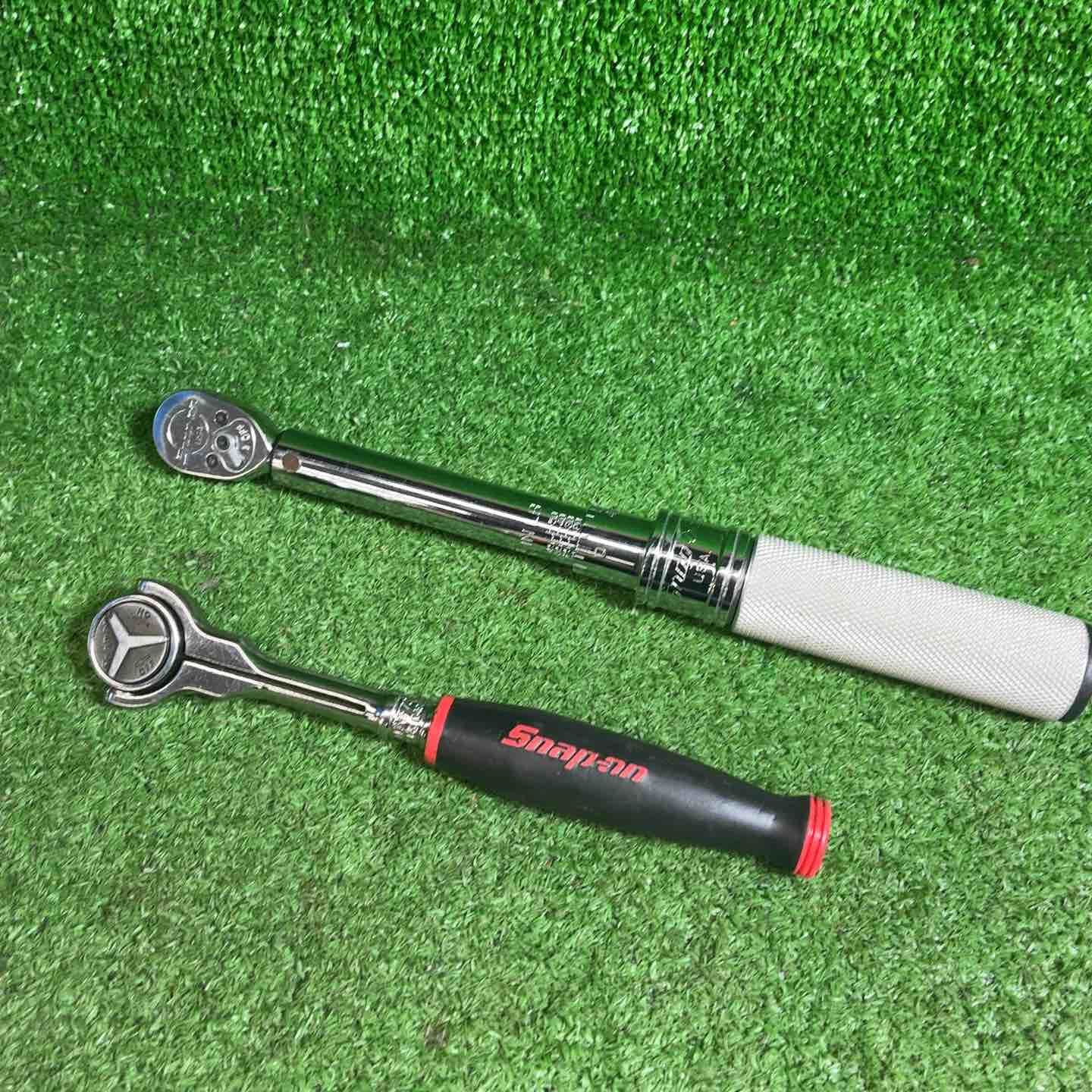 Snap on トルクレンチ・ラウンドヘッドラチェットセット　1/4【藤沢店】