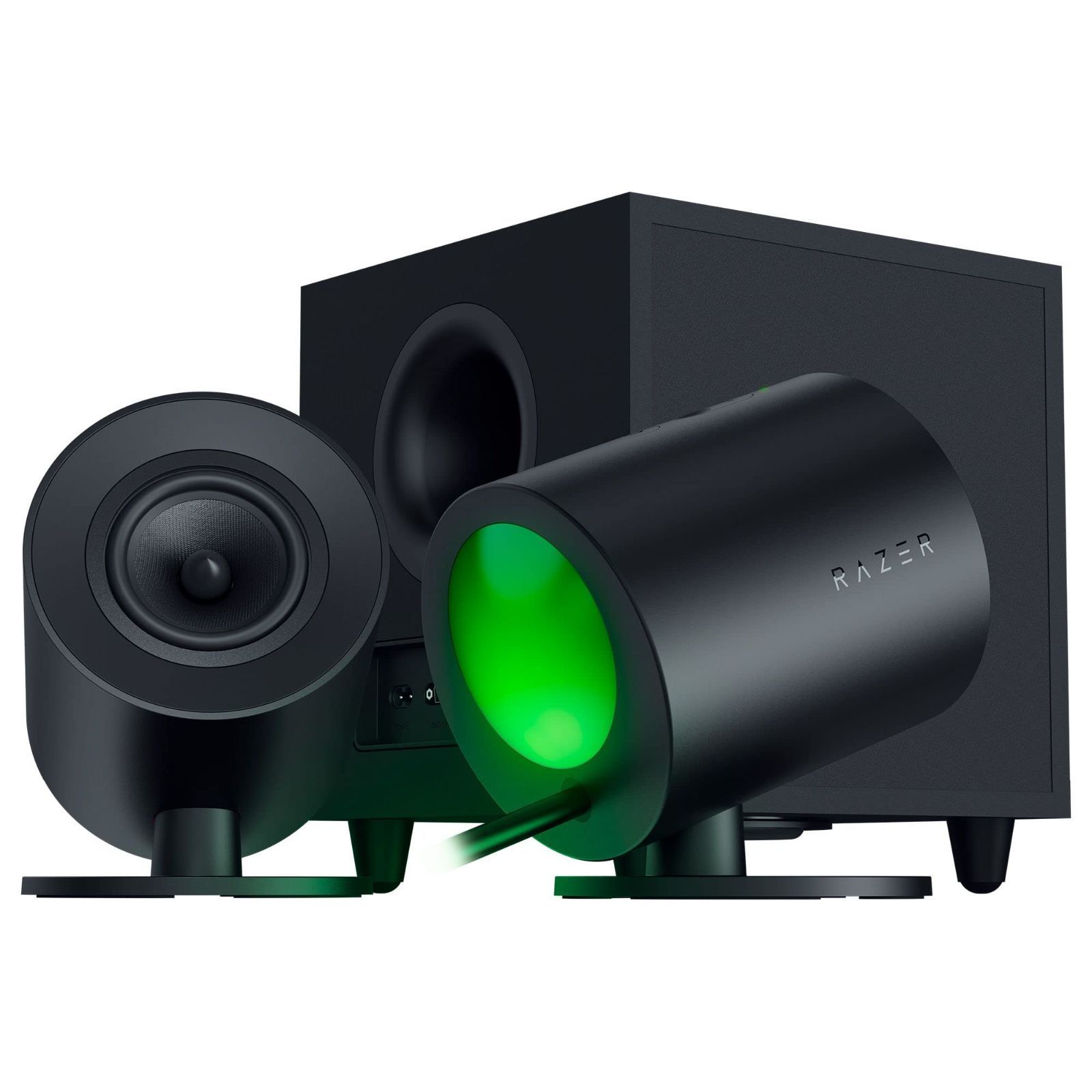 【即日発送】接続 3インチフルレンジドライバー Bluetooth 5.5インチドライバー搭載サブウーファー USB Razer Chroma Razer RGB 2つのフルレンジドライバー搭載スピーカーとサブウーファーで迫力ある音場体験が可能な2.1chゲー
