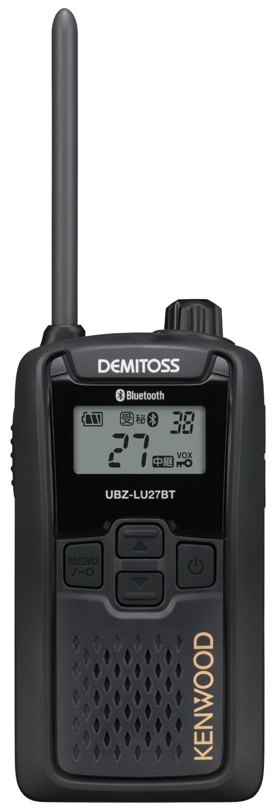 【即日発送】ケンウッド UBZ-LU27BT 特定小電力トランシーバー DEMITOSS(デミトス) ブラック（Bluetooth対応機種）