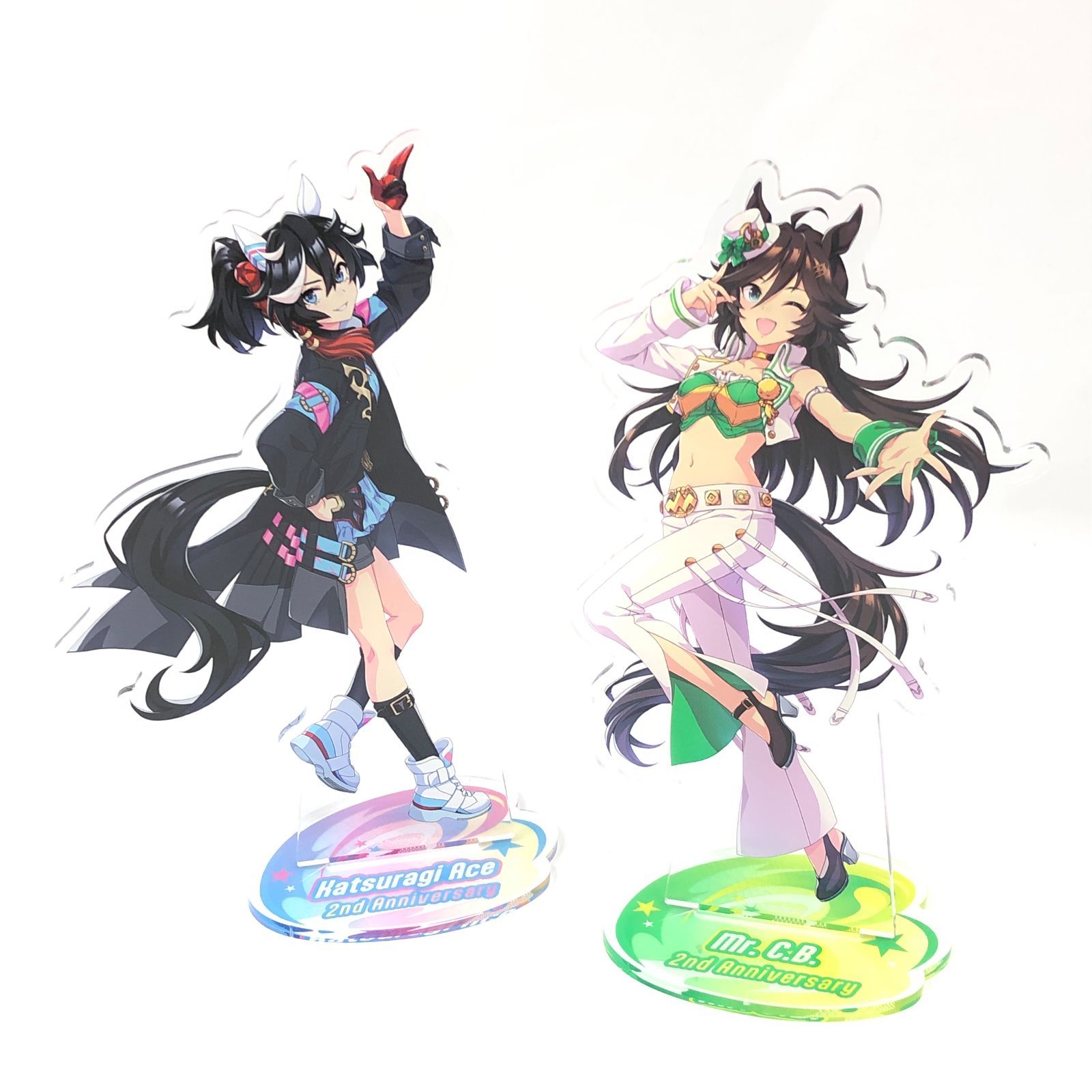ウマ娘　カツラギエース & ミスターシービー アクリルスタンド アクスタ　2nd Anniversary ver.