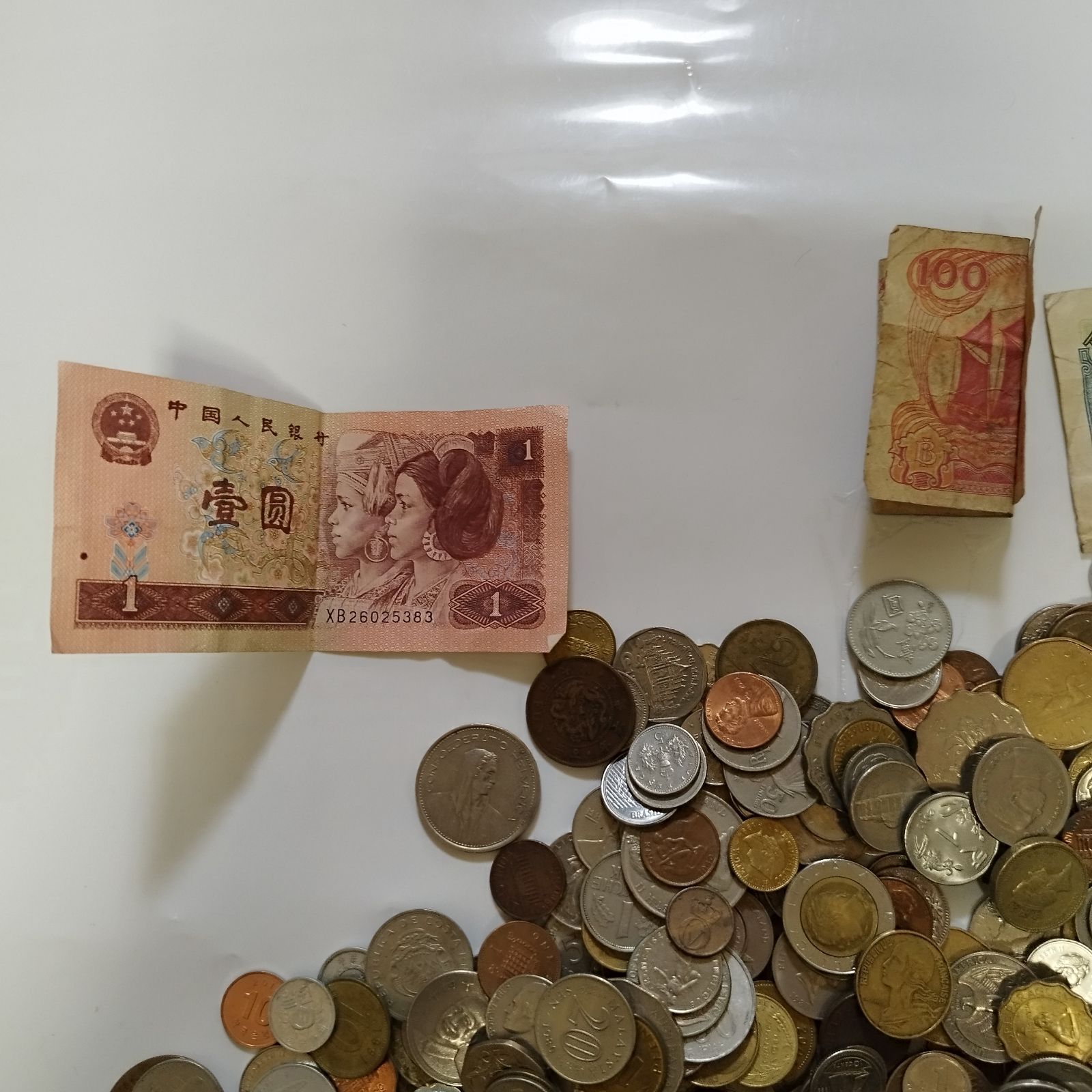 総重量3.2kg超】大量 外貨 コイン 紙幣 まとめ売り 世界各国 海外硬貨 