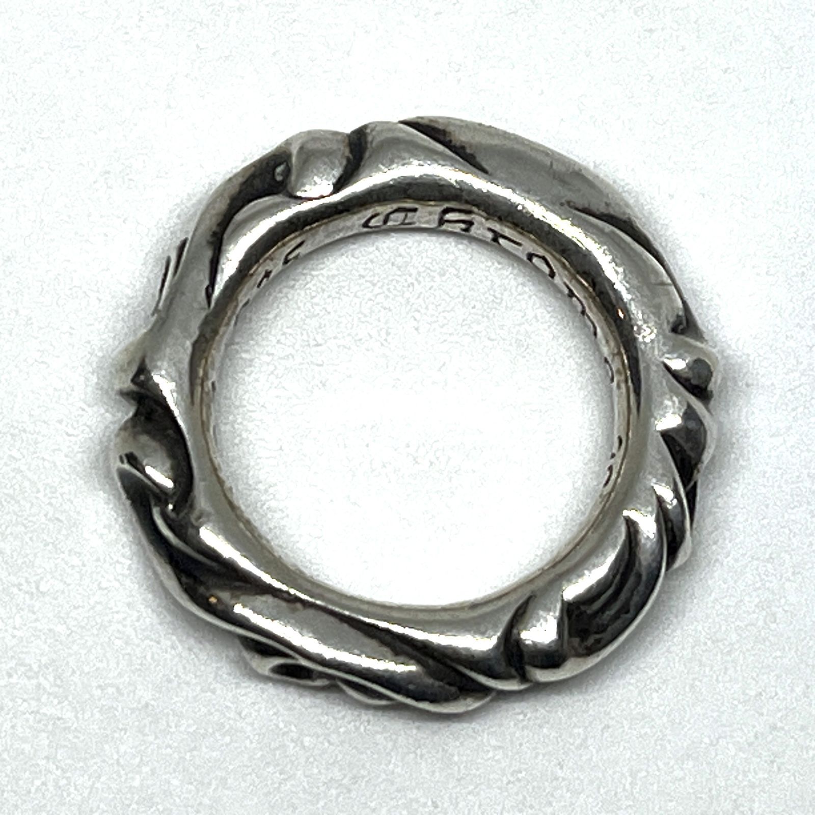 8号◇CHROME HEARTS｜クロムハーツ SCRL BAND スクロールバンドリング 