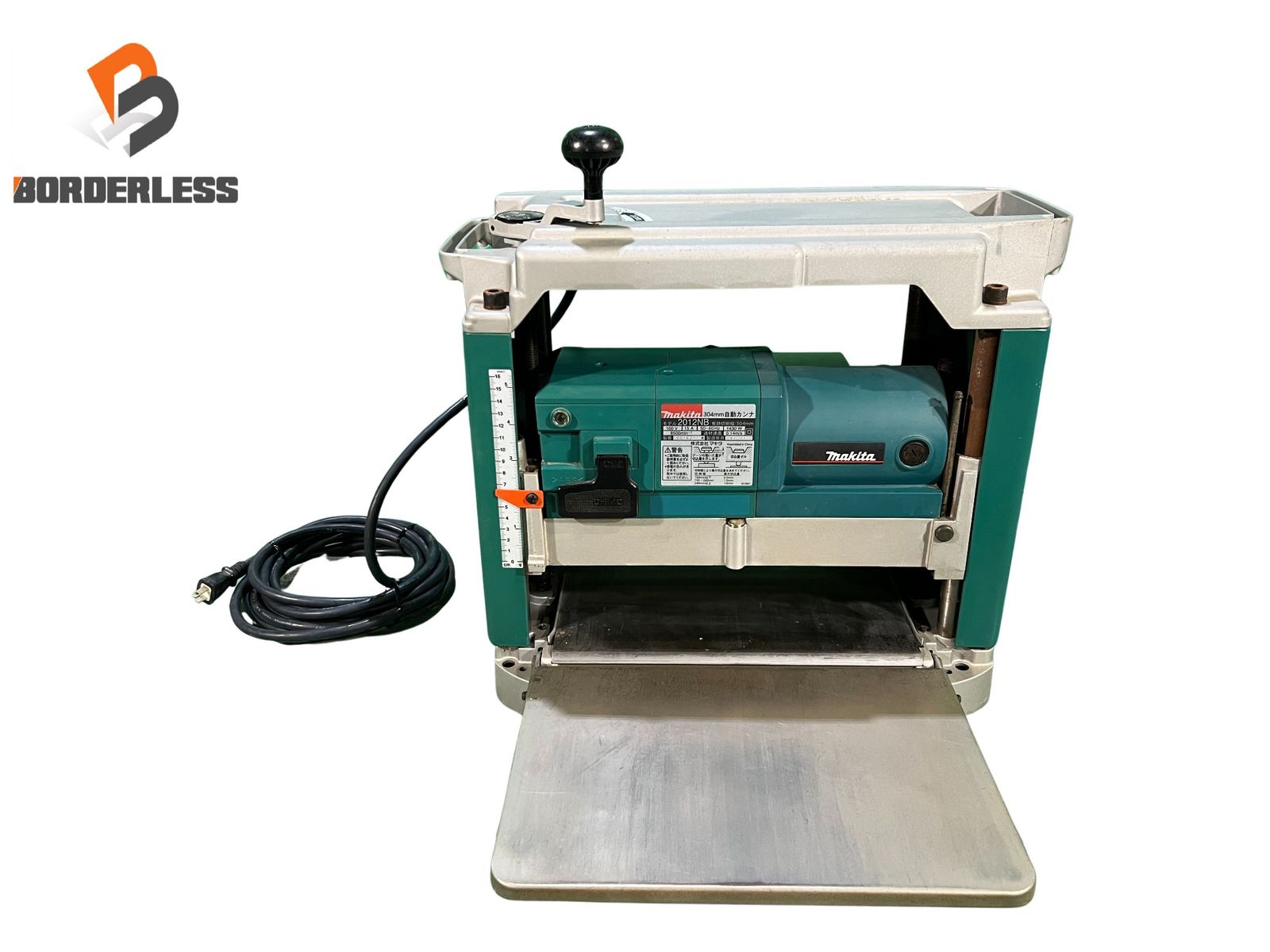 ☆中古品☆makita マキタ 100V 304mm 自動カンナ 2012NB 定盤固定式 替 