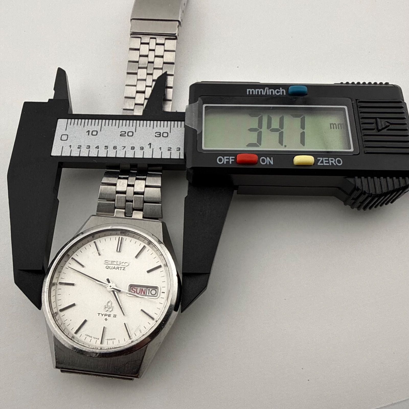 SEIKO 7546-8070 セイコー TYPE II メンズ 腕時計 クォーツ 稼働品 