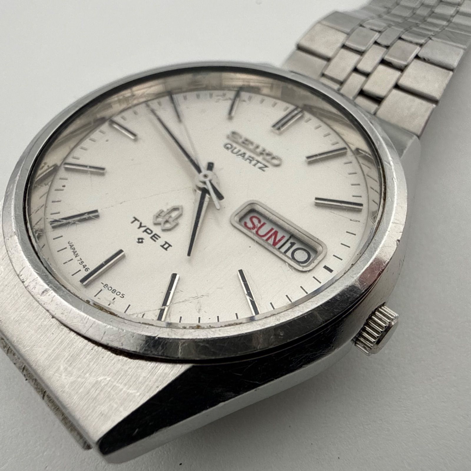 SEIKO 7546-8070 セイコー TYPE II メンズ 腕時計 クォーツ 稼働品 