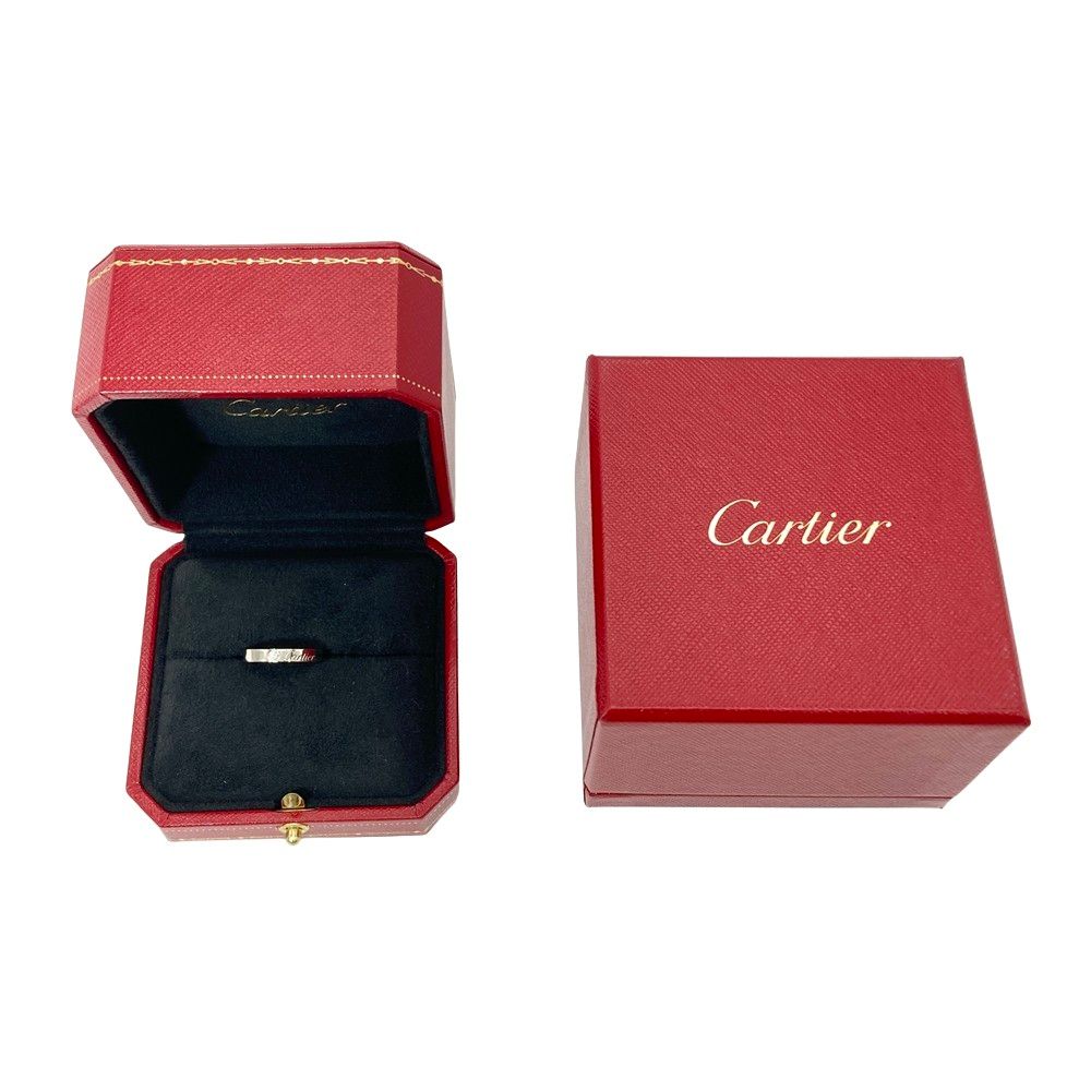 カルティエ Cartier エングレーブド リング 指輪 ダイヤモンド #49 