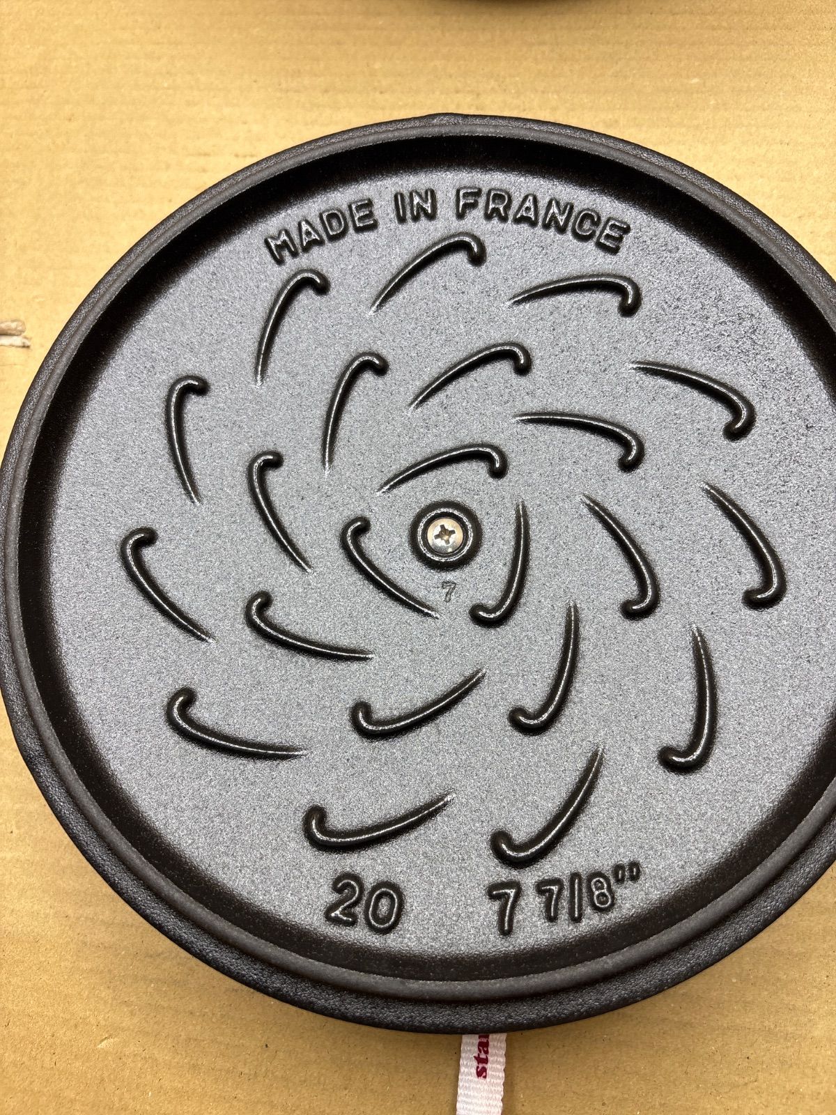 staub ストウブ 「 ワナベ グレー L 20cm 」 両手 鋳物 ホーロー 鍋 