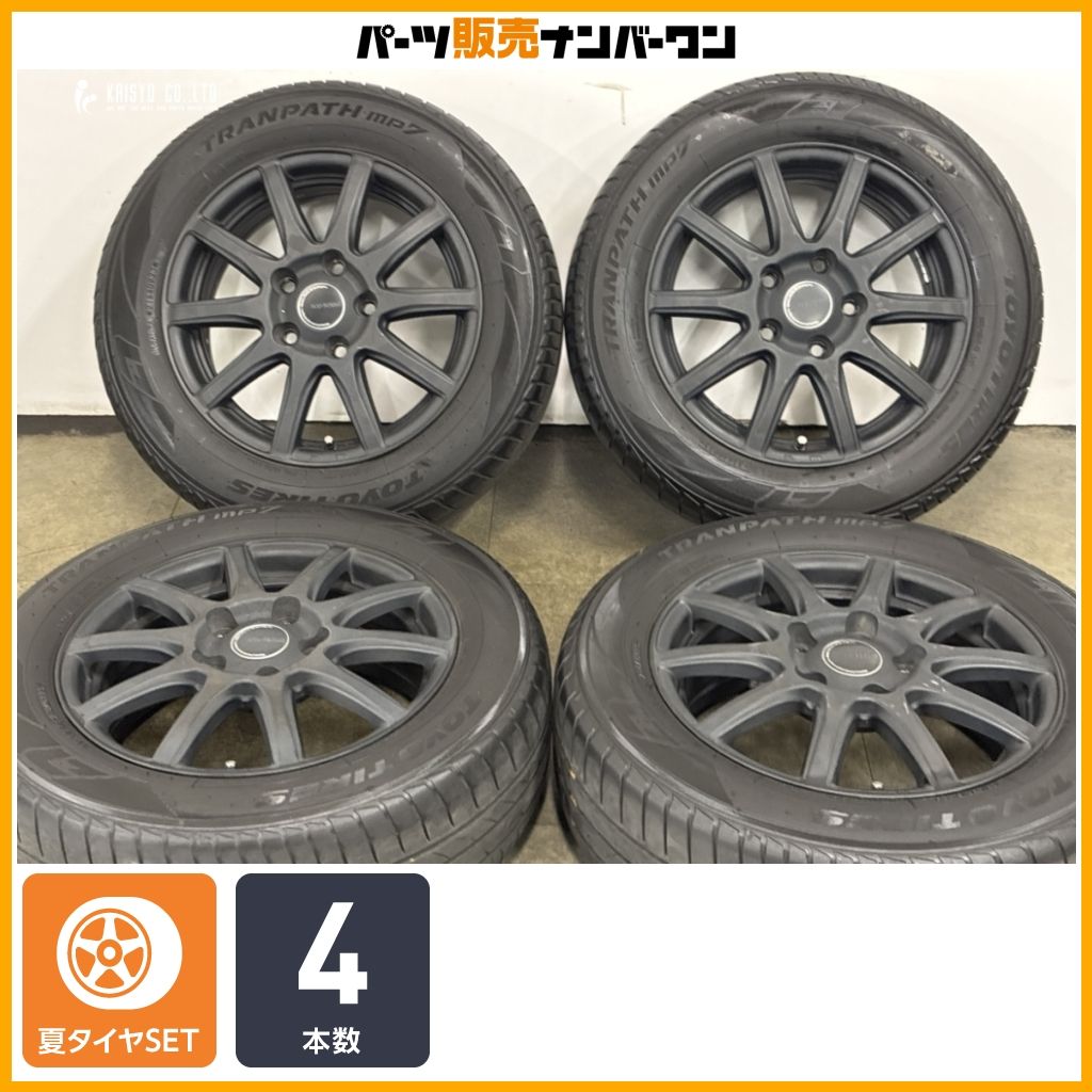 【ノア ヴォクシー 等に】エコフォルム 15in 6J +53 PCD114.3 トーヨー トランパス mp7 185/65R15 エスクァイア ステップワゴン 即納可能