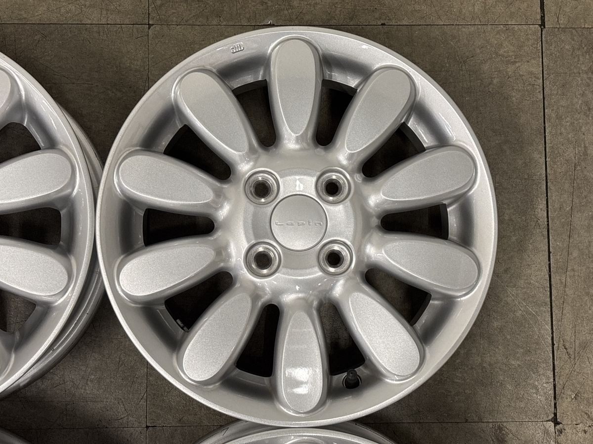 美品】スズキ HE33S ラパン 純正 14in 4.5J +45 PCD100 4本セット 