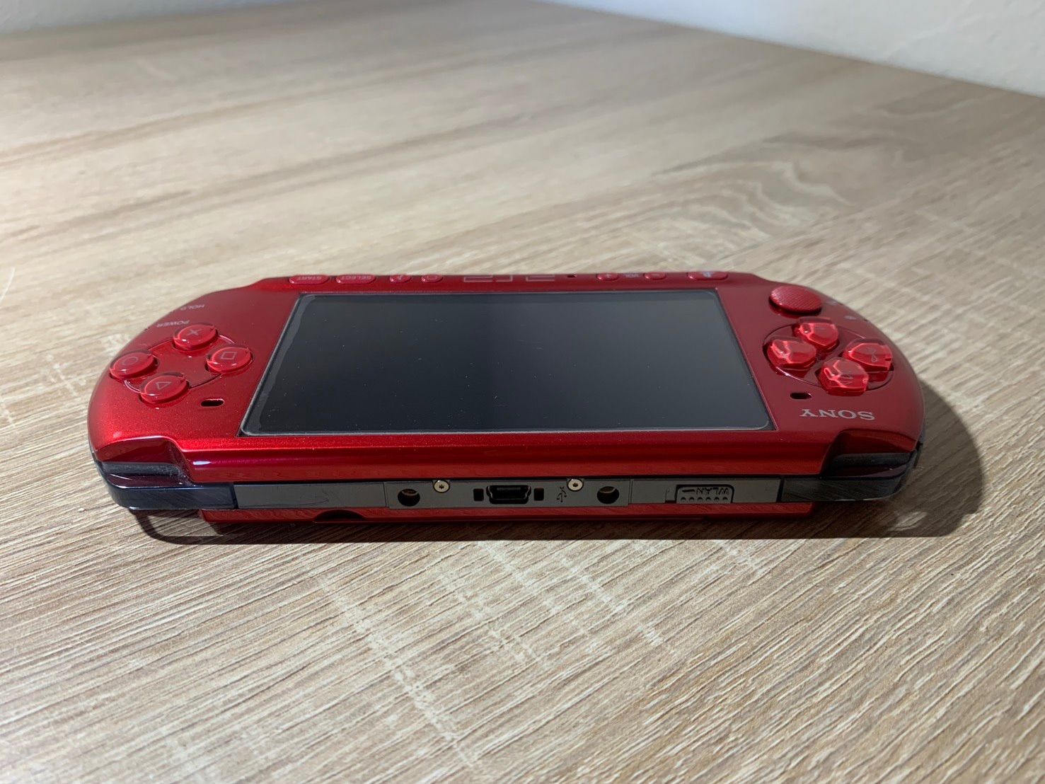 0489 PlayStation ポータブル PSP 3000 ラディアントレッド 動作確認