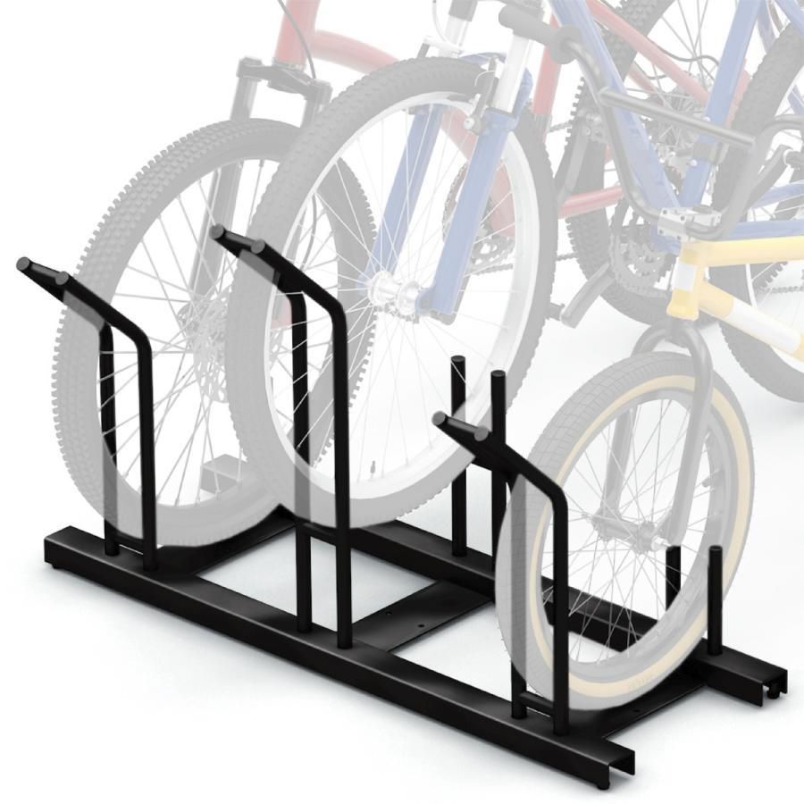 【新品・未使用品】 サイクルスタンド 自転車スタンド ３台用 ラック 横風に強い 頑丈 自転車 倒れない 組み立て式 固定できる 重量あり ズレにくい 玄関すっきり 自転車置き場