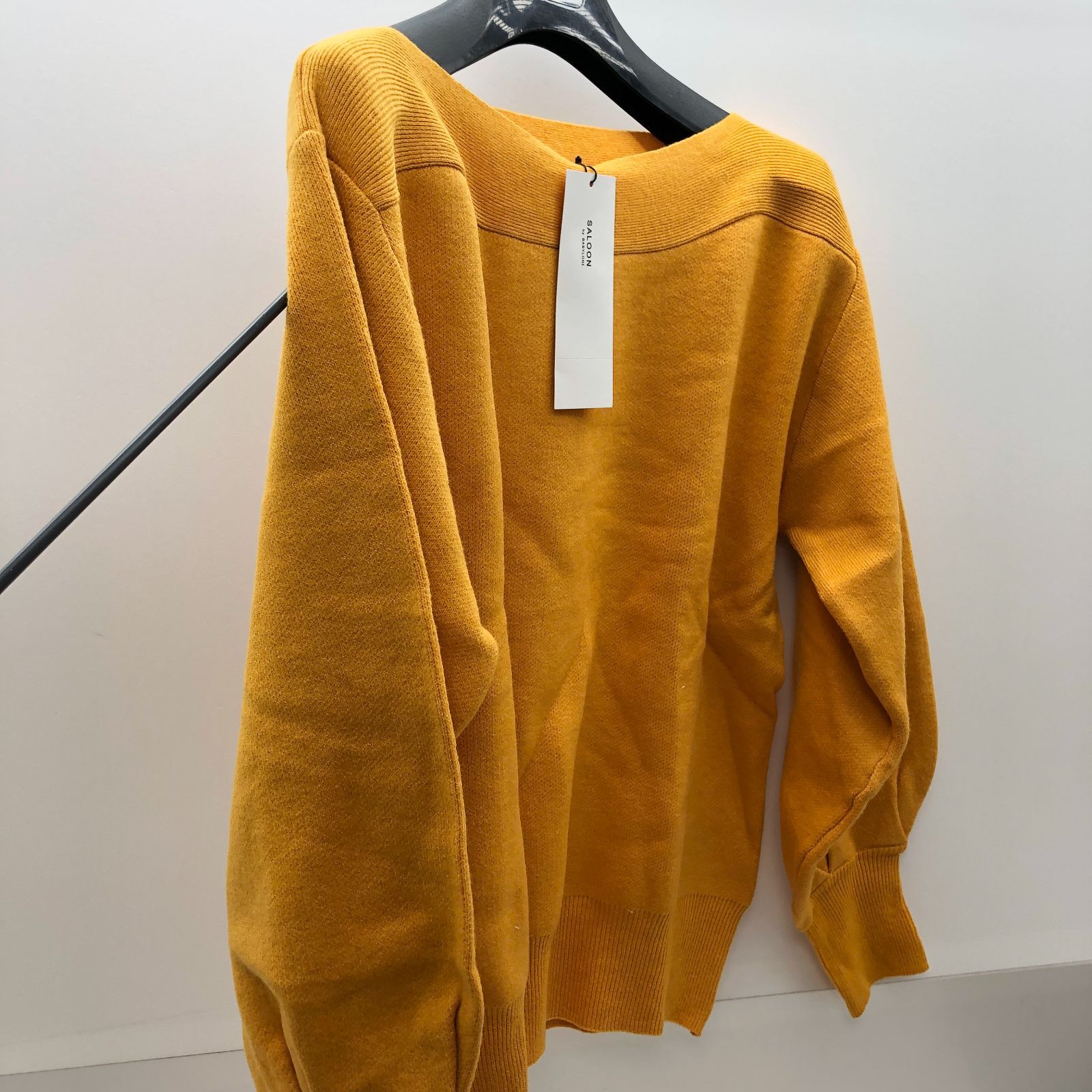 タグ付き/未使用】SALOON レディース 長袖ニット プルオーバー