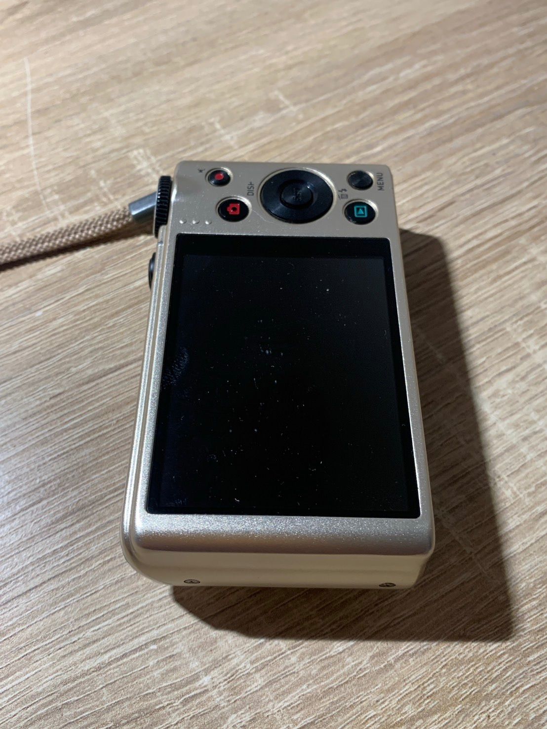 0578 Casio EXILIM EX-ZR300 ゴールド デジカメ ジャンク品 【ネ