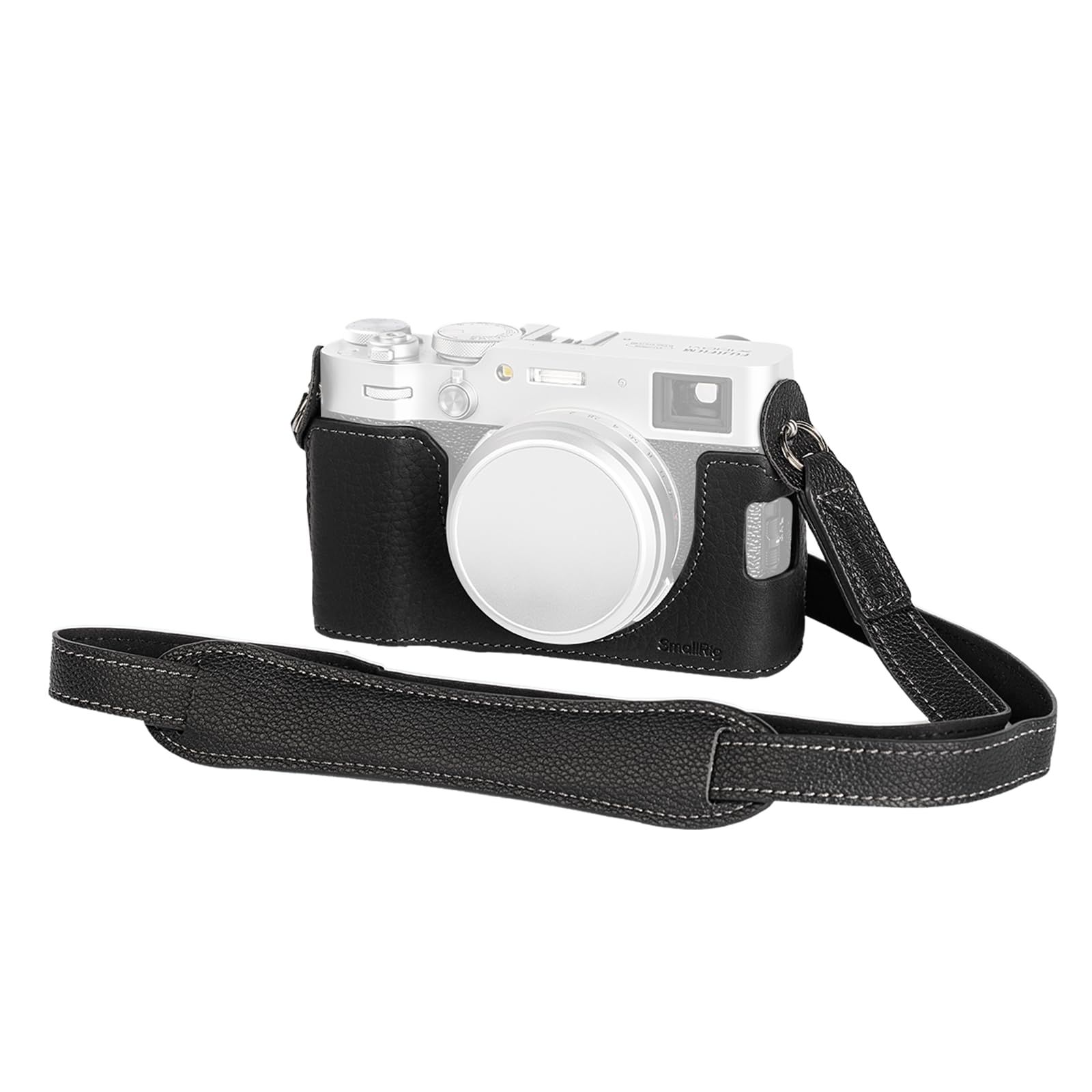 SmallRig 富士フイルムX100VI用 ハーフレザーケースセット カメラ用 