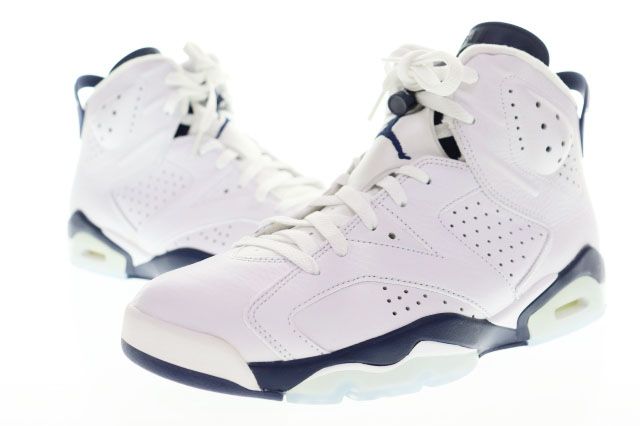 ナイキ NIKE AIR JORDAN 6 RETRO WHITE MIDNIGHT NAVY 28.5cm CT8529