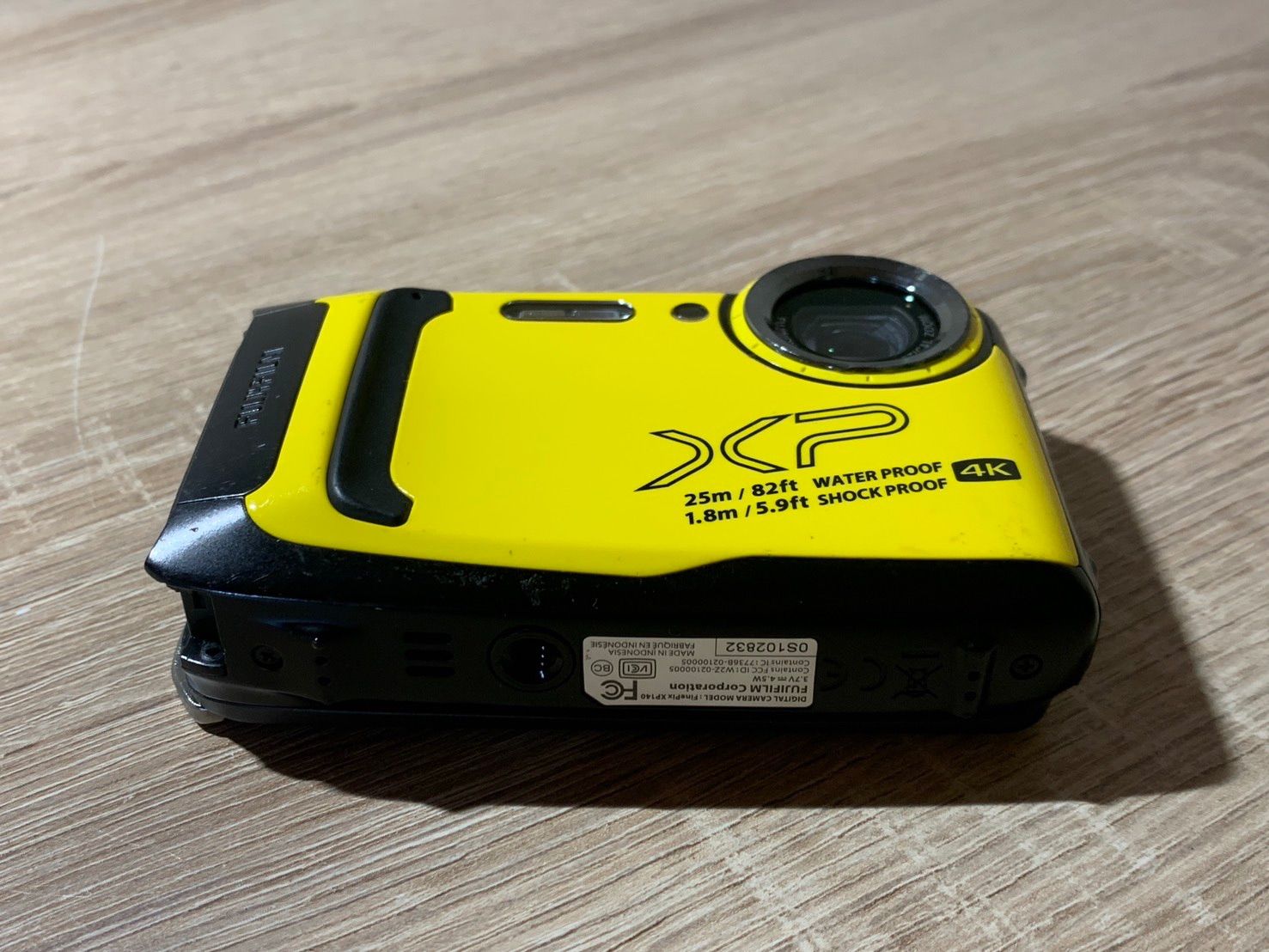 0580 FUJIFILM FINEPIX XP140 イエロー デジカメ 動作確認済み 【コ