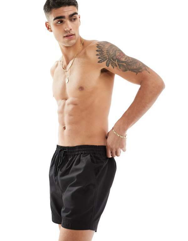 サウスビーチ メンズ 水着 ハーフパンツ・ショーツ ショートパンツ South Beach swim shorts Black ブラック