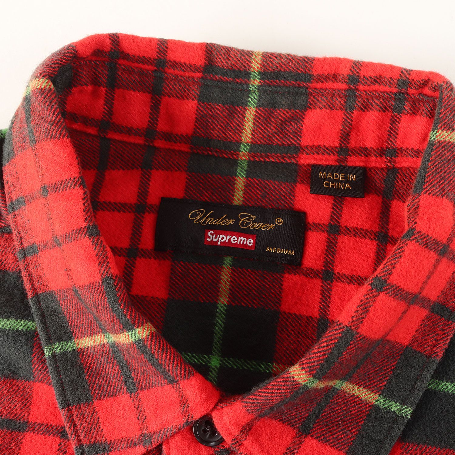 美品】Supreme シュプリーム シャツ レッド グリーン サイズ:M | 23SS
