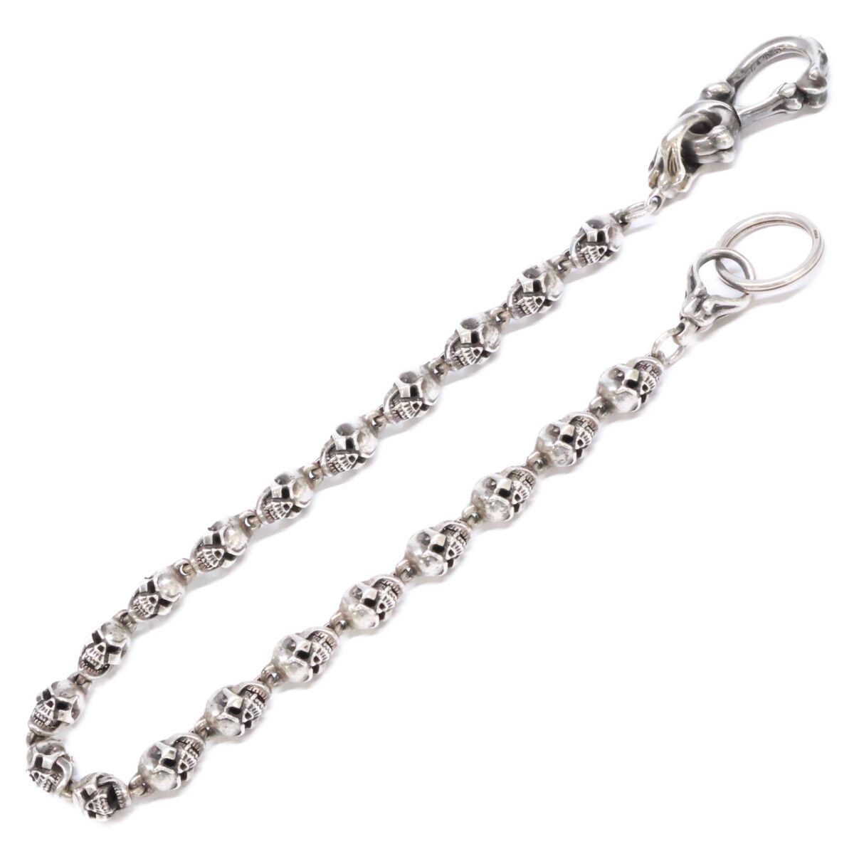 LEATHERS AND TREASURES レザーズアンドトレジャーズ Sv925 Small Skull wallet chain 20skull LEATHERS AND TREASURES レザーズアンドトレジャーズ Sv925 Small