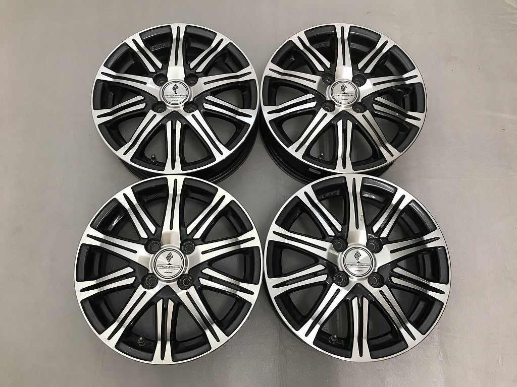 ◎傷少良品 WORK PROMISSING 14inc 4.5J +45 100/4H 即納 個人宅OK 4本 検) スペーシア ワゴンR N-BOX N-ONE タント ムーヴ デイズ ek